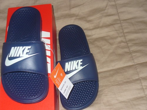 NIKE BENASSI JDI BLUE/WHITE SZ 9(SLIDE 