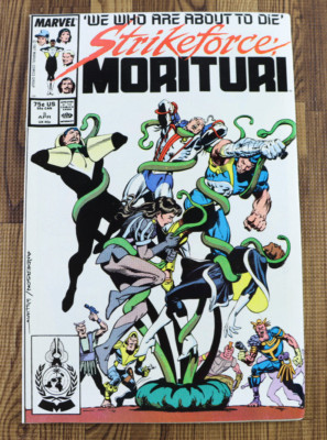 1987 Marvel Comic Strikeforce Morituri #5 VF/VF+