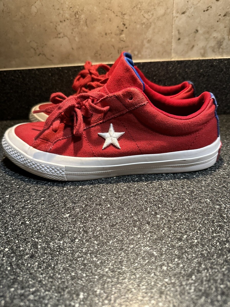 Converse Old Style One Star Pro Low Red White Blue | eBay