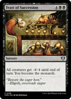 Feast of Succession x1 - Commander Masters - NM-Mint, English - Commander Master