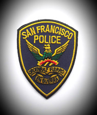 SAN FRANCISCO POLICE DEPARTMENT UNITED STATES AMERICAN USA EMBROIDERED PATCH