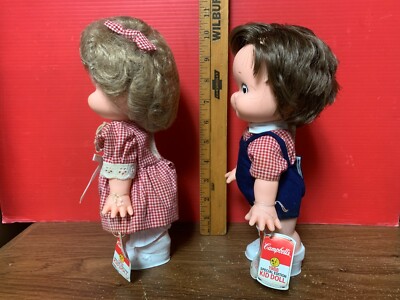 ビンテージ 1988 キャンベルドールセットCampbell Doll Set Campbell's Soup Dolls Vintage Campbell 1988 Special edition