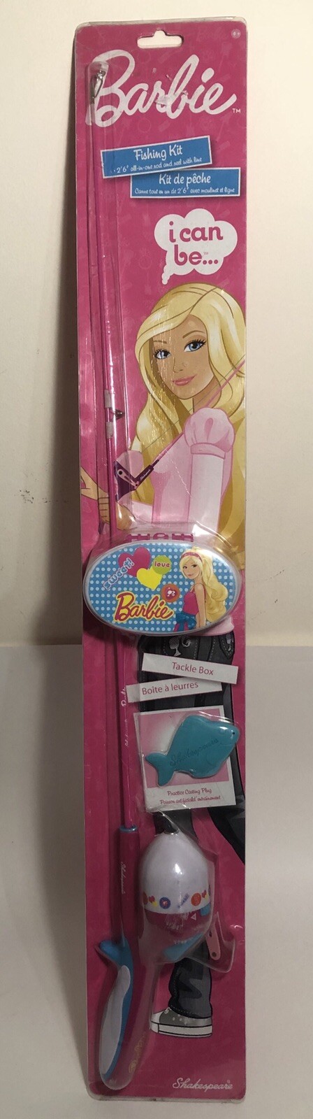 barbie fishing pole