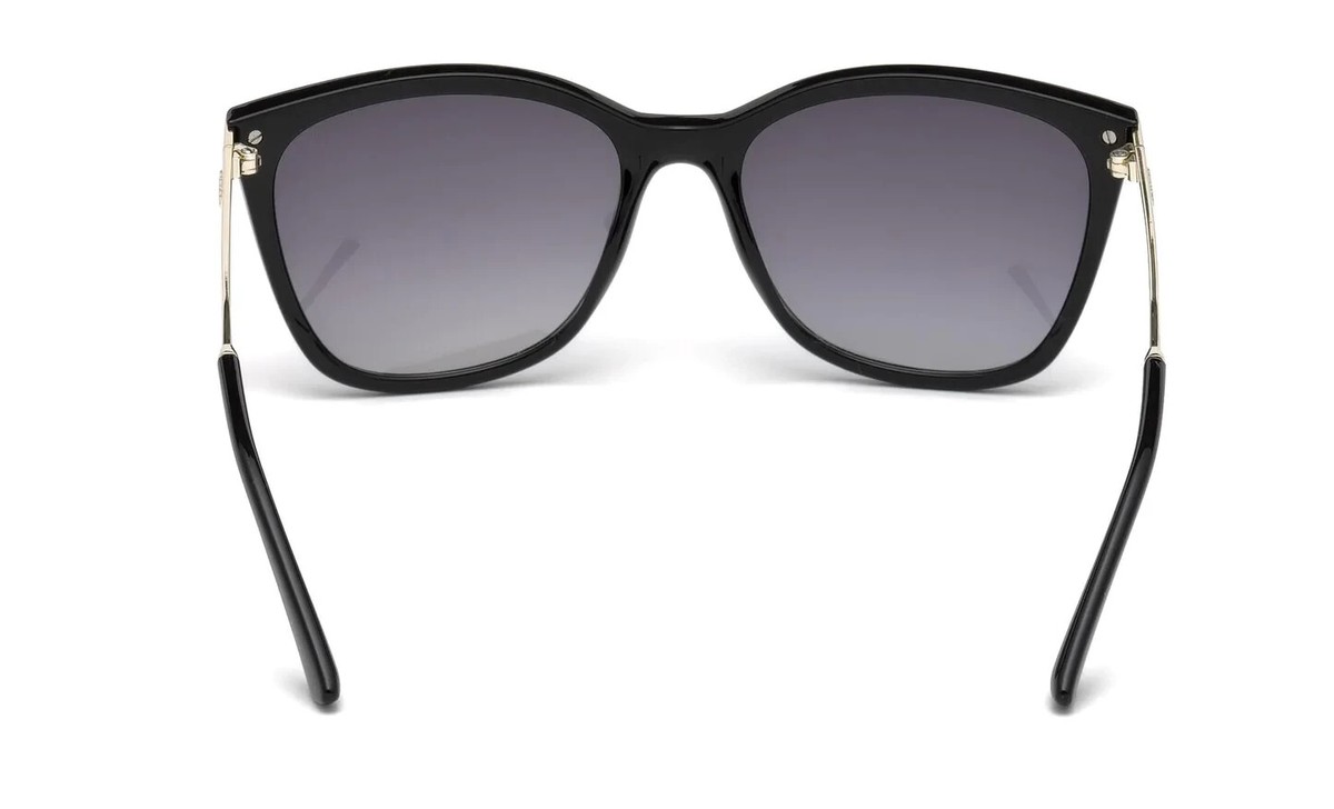 Guess GU7483 01B Shiny Black Plastic Cat Eye Sunglasses  display picture 3