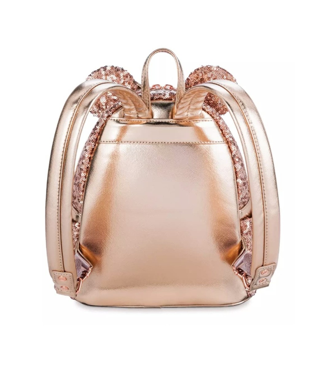 Loungefly Disney Parks Minnie Mouse Sequin Mini Backpack - Rose
