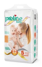 Diapers size 5 24-55 lbs , 52 Pcs, Totally Chlorine Free, check weight.