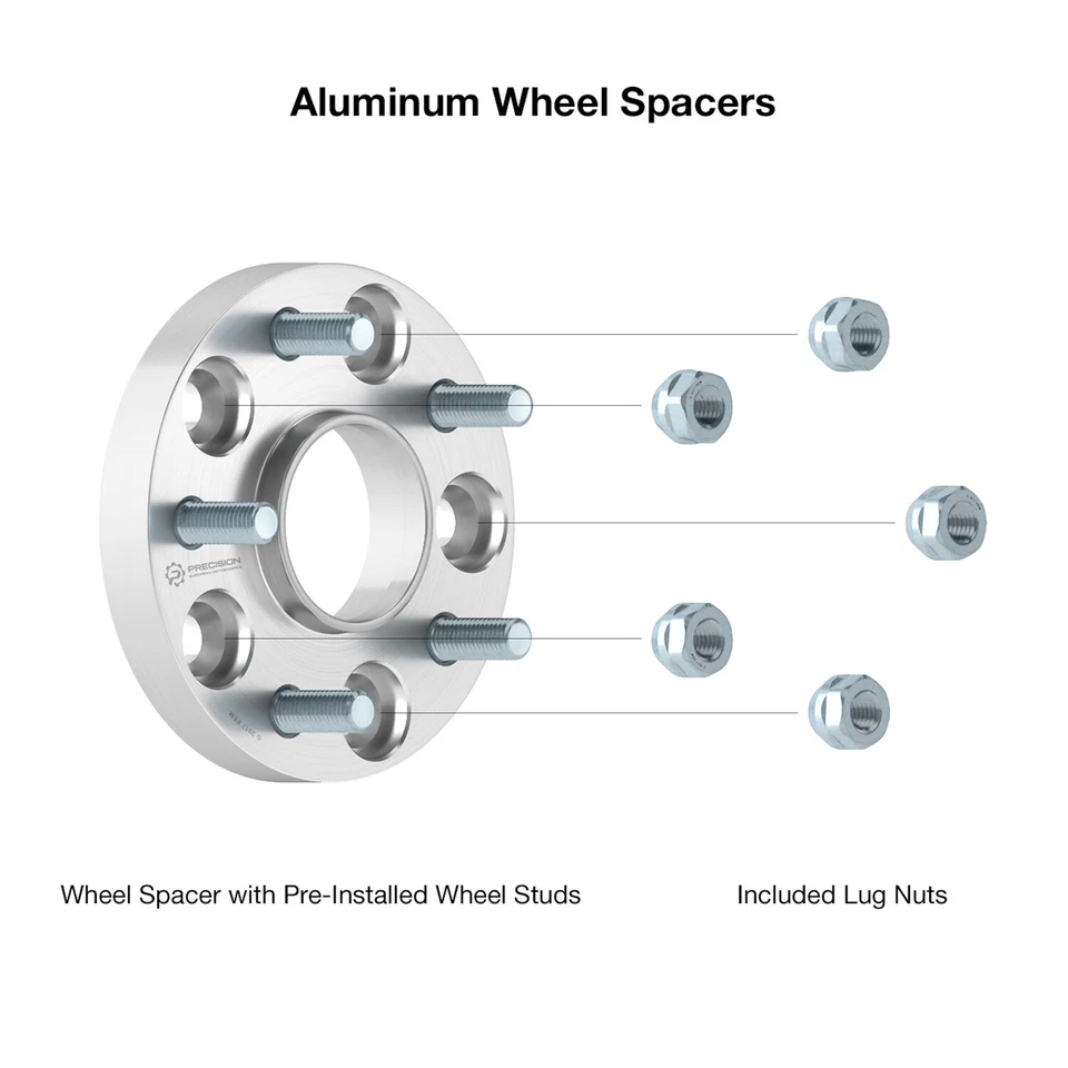 4pc Full Set | 1" 5x114.3 Hubcentric Wheel Spacers For Ford Explorer Sport Trac - Изображение 4 из 4