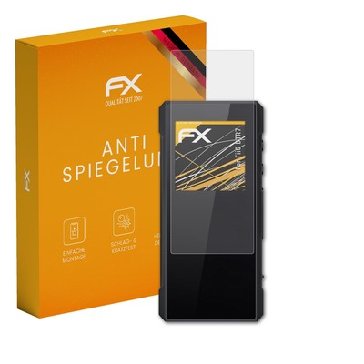 atFoliX 3x Displayfolie für FiiO BTR7 Schutzfolie matt&stoßfest Folie