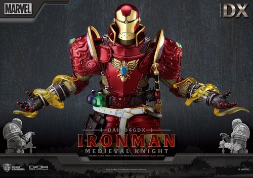 Cavaliere medievale Iron Man DAH-046DX Modellino dinamico 8 azioni - Foto 6 di 9