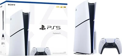 Sony PlayStation 5 Slim Console - Disc Version - White
