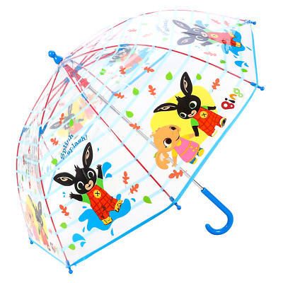 Kinder lizenzierter Kuppelschirm für Kinder Jungen Mädchen Brolly mit Sicherheitsöffnung
