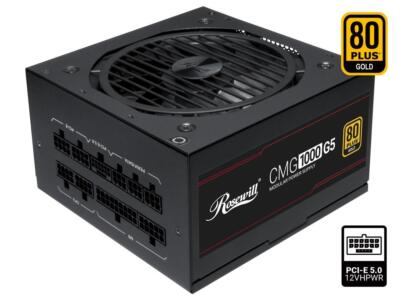 Rosewill CMG1000G5  PCIE 5.0, 80 GOLD Full Modular Gaming Power Supply, 12VHPWR