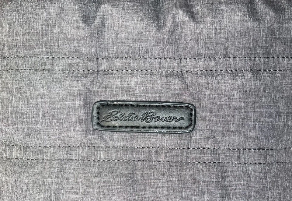 Mochila Eddie Bauer 10 BOLSOS CINZA bolsa de fraldas com ALMOFADA DE TROCA, bolso isolado - Imagem 2 de 4