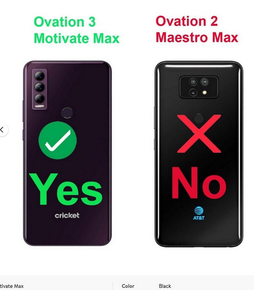 Shockproof AT&T Motivate Max Cricket Ovation 3 Phone Case