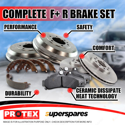 Rear Brake Shoes Set For Toyota Hilux KUN16/TGN16/GGN15 2WD Ute (2005-2014)