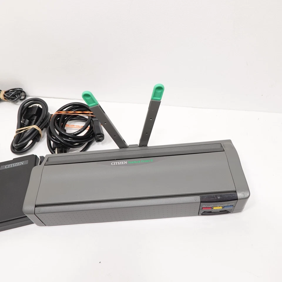 Vtg Citizen Notebook Printer II - Image 3 of 4