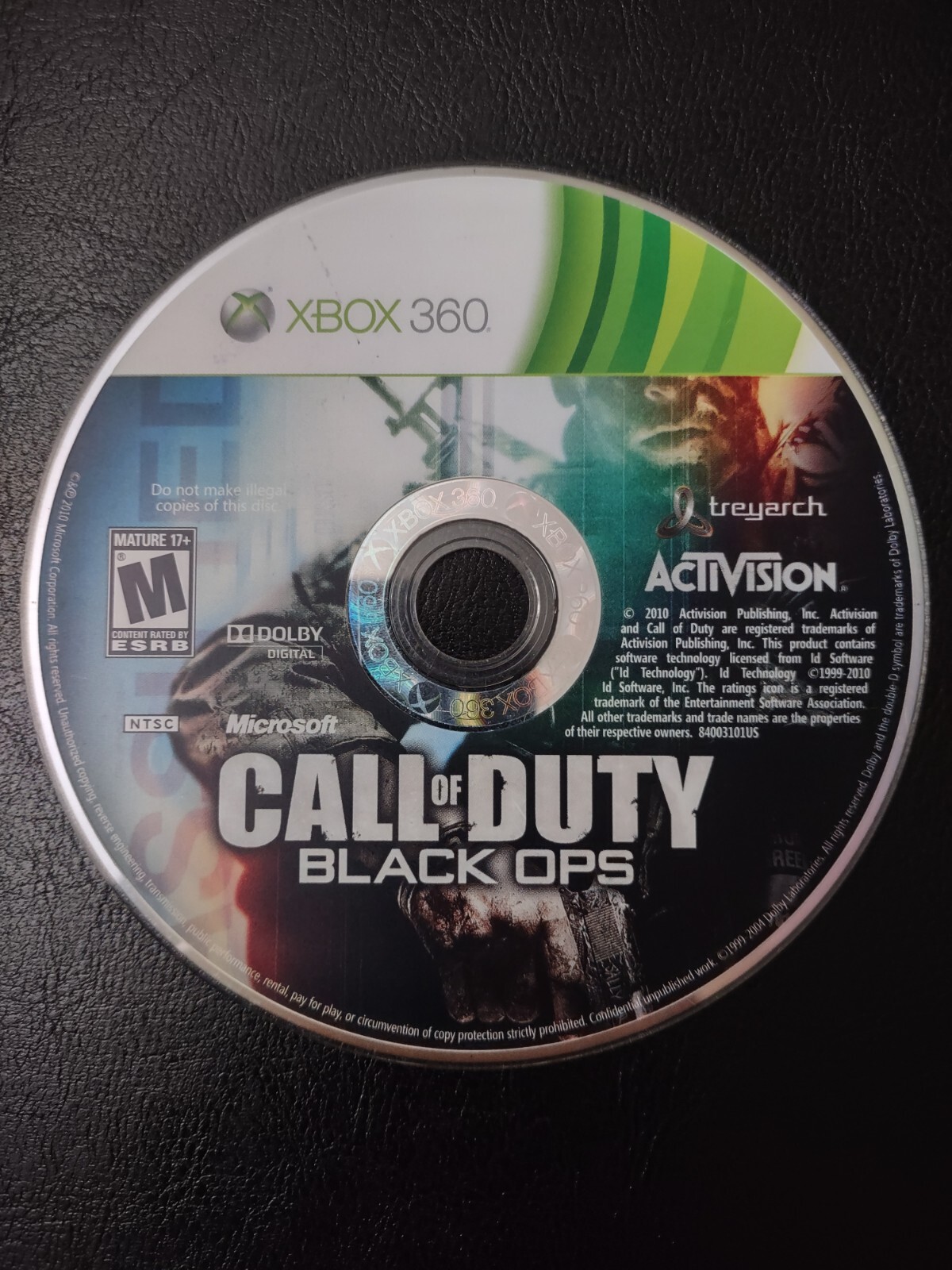 Call of Duty Black Ops Xbox 360 (Xbox One) Disc Only No Case, Great