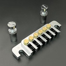 Guitar LP Bridge Stopbar TP-6 Style 70'S Tailpiece for Les Paul/SG/ES Silver NEW