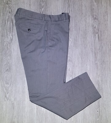 Bonobos Friday Pants Mens 33x32 Gray Slim Straight Dress Chino Weekday Warriors