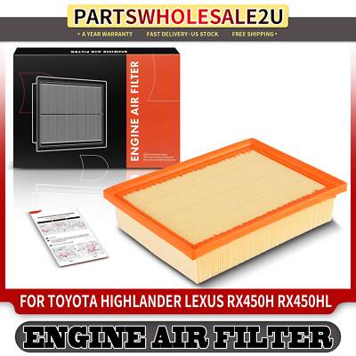 Engine Air Filter for Toyota Highlander 2017-2019 Lexus RX450h 2016-2022 V6 3.5L