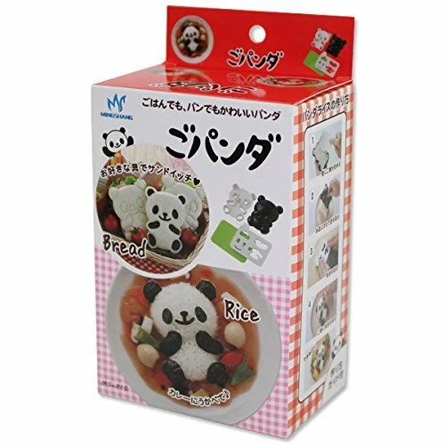 Cortador de arroz y sándwiches con forma de panda molde de sushi cortador de algas Nori Foto 3 de 4