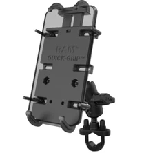 RAM-B-149Z-A-PD4U RAM Mounts Quick-Grip™ XL Phone Mount w/Handlebar U-Bolt Base