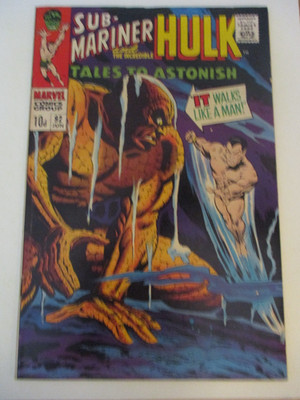 Tales to Astonish #92  MARVEL ( Vol 1 1967) Hulk Sub-Mariner