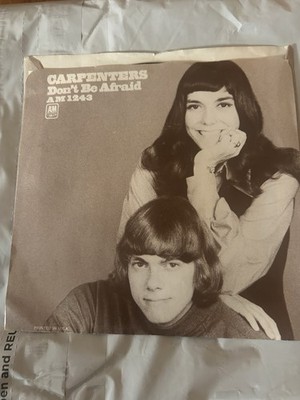 The Carpenters 45 RPM 7  - For All We Know / Don't Be Afraid A&M Records W/PS 71