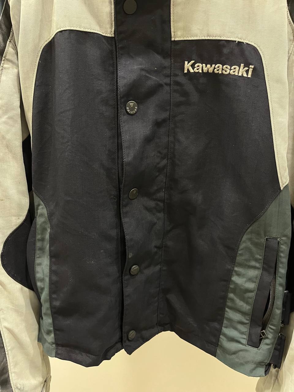 Vintage Kawasaki racing team Moto Jacket 90s Men52 image 3
