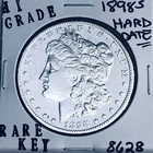 1898 S MORGAN SILVER DOLLAR HI GRADE GENUINE U.S. MINT RARE KEY COIN 8628