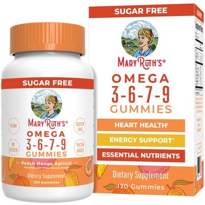 Vegan Omega 3 6 7 9 Gummies, No Fish Taste, Up to 4 Month Supply
