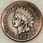 1883 Indian Head Cent Penny 1C - VG/F Grade - #14684