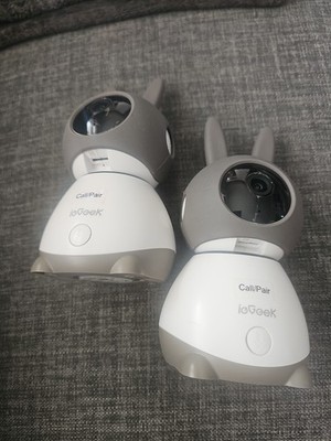 ieGeek 2K Wifi PTZ Babyphone mit Kamera Automatisches Tracking, 2 X Kameras