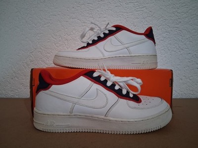 Nike Air Force 1 Low Retro Basketball Sneaker Sportschuhe EU 40 US 7Y White Red