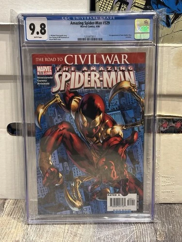 The Amazing Spider-Man #529 2006 1st Appearance Iron Spider Armor CGC 9.8