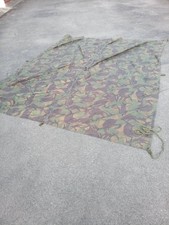 Genuine British Army DPM Shelter Sheet "Basha" + Stuff Sack - Good Condition