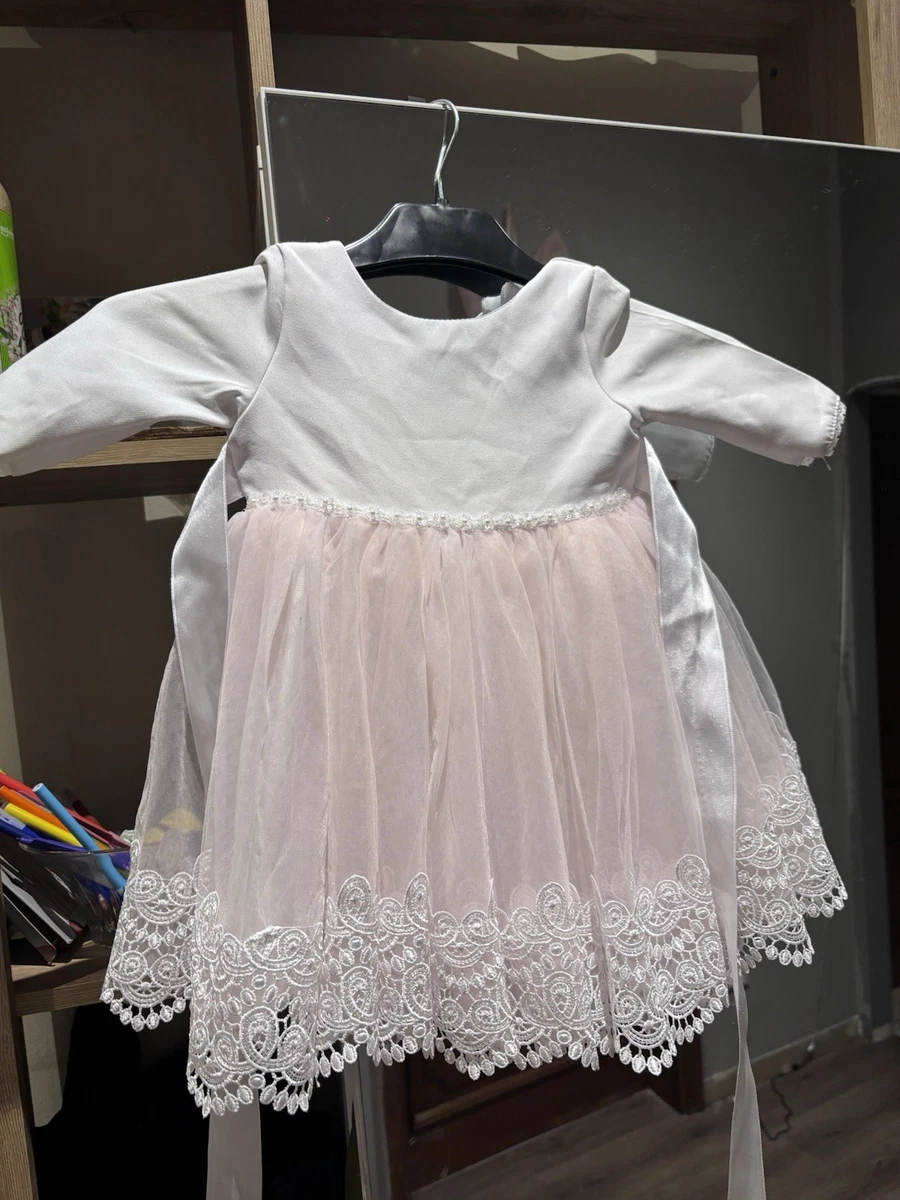 Self-portrait Abito Per Bambina Kids Bianco Con Ricamo
