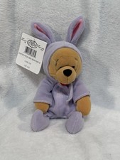 DISNEY STORE WINNIE THE POOH EASTER BUNNY MINI BEAN BAG 1999 NEW WITH TAGS