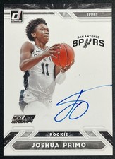 2021-22 DONRUSS JOSHUA PRIMO NEXT DAY AUTOGRAPH SPURS AUTO ROOKIE