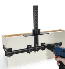 VEVOR Cabinet Hardware Jig Aluminum Alloy Cabinet Handle Jig with Center Punch