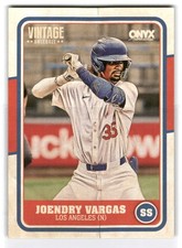 Joendry Vargas 2025 Onyx Vintage Baseball #OVJOVA Los Angeles Dodgers