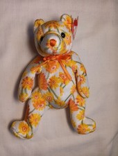 Ty Beanie Baby Shasta the Flowers Daisy Bear  Spring