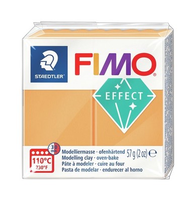 Fimo Effect Neon Polymer Clay 2oz-Neon Orange