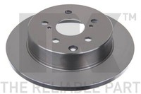 2X Bremsscheibe NK 2045114 FüR RAV Toyota 3 4 VAN ZSA35_ ZSA35R 4WD ACA30_ ZSA30