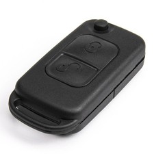 COQUE CLÉ POUR MERCEDES A W168 C W202 M W163 E W210 W124 2 BOUTONS LAME HU64