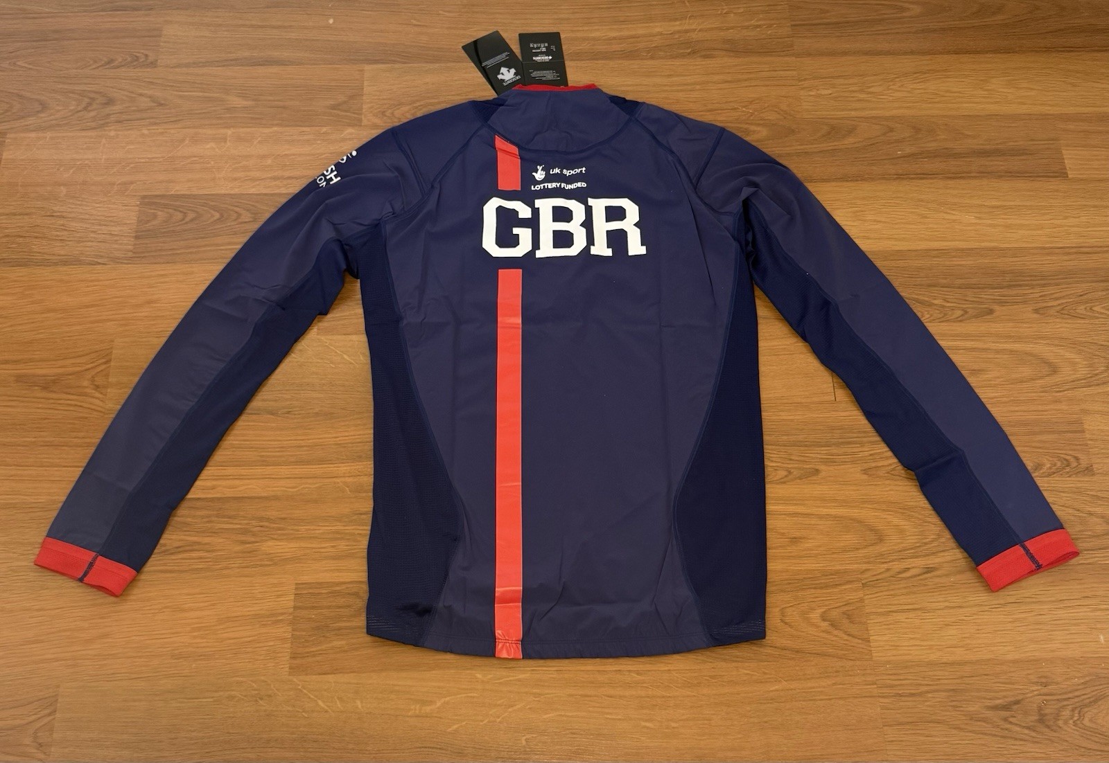 Descente Lite training jacket Men’s XS Indigo BNWT Rare Auth TEAM GB Windbreaker image 2