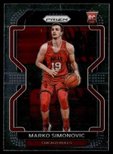 2021-22 Panini Prizm Marko Simonovic Chicago Bulls #166