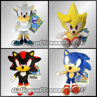 Sonic the Hedgehog 35th Anniversary Plush Silver Shadow Super Sonic 9'' 2026
