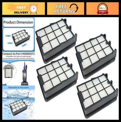 4 Pack HEPA Filters Replacement for Hoover UH71250 UH71251 UH71230 UH71255 Vacuu