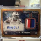 2024 Topps Chrome Football Gold Refractor Keon Coleman #CPA-KC